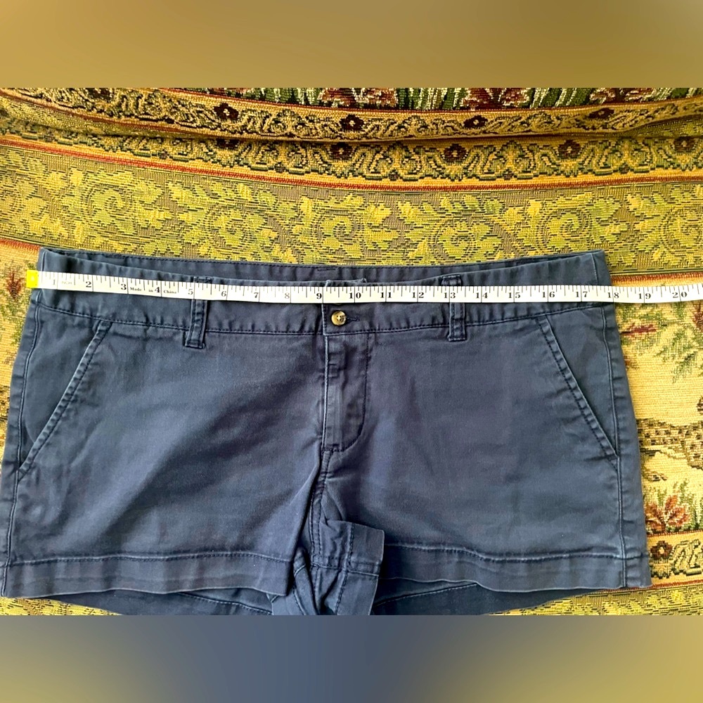 Mossimo Supply Co. Navy Blue Women's Juniors Short Shorts